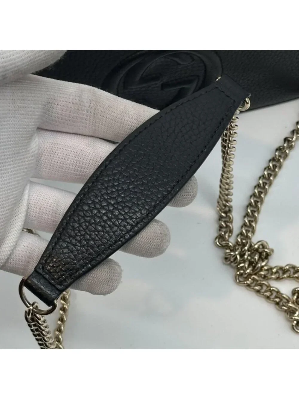 Gucci Soho Chain Wallet Interlocking - Picture 8 of 16